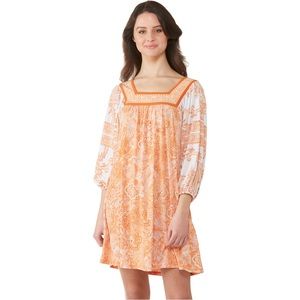 Michael Kors 60’s boho Square Neck Dress